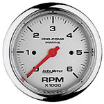 Autometer 4-5/8" 6000 RPM Pro-Comp Tachometer