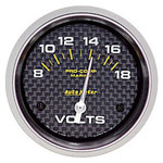 Autometer 2-5/8" Voltmeter 0-18V