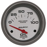 Autometer 2-5/8" Electric 0-100 PSI Oil Pressure