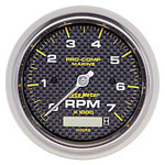 Autometer 3-3/8" 7000 RPM Pro-Comp Tachometer with Hourmeter