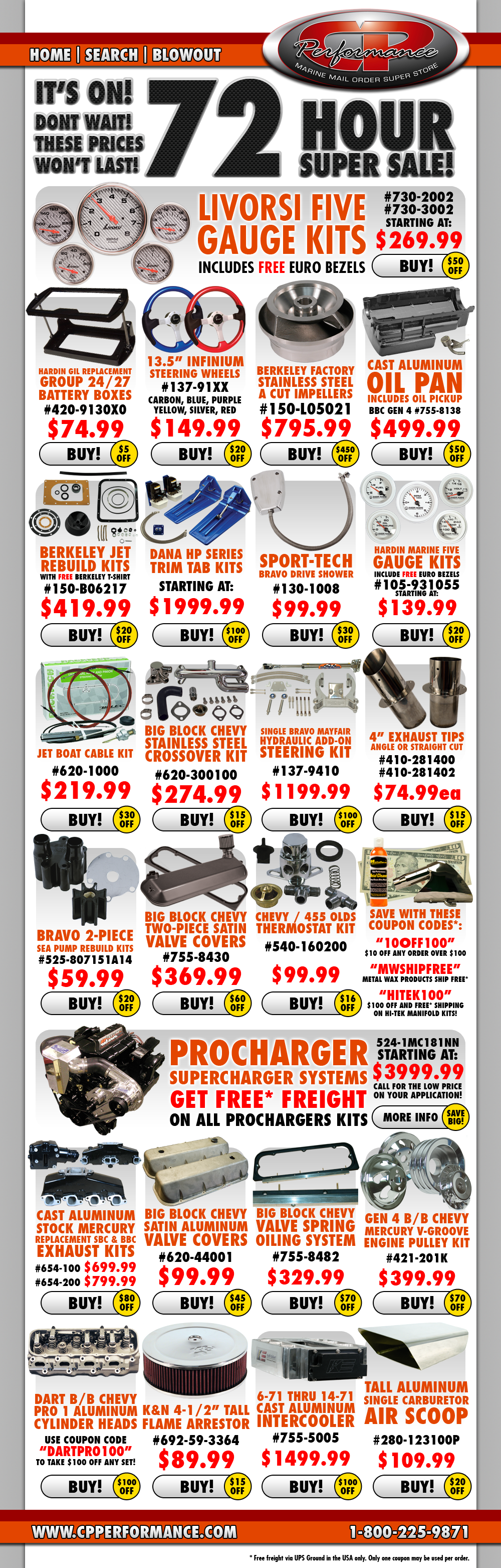 2011 72 hour sale