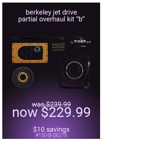 Berkeley Jet Drive Partial Overhaul Kit B
