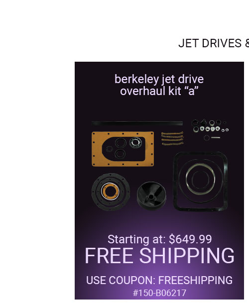 Berkeley Jet Drive Master Overhaul Kit A