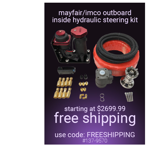 Mayfair/Imco Outboard Inside Steering Kit