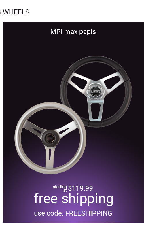 Max Papis Steering Wheels
