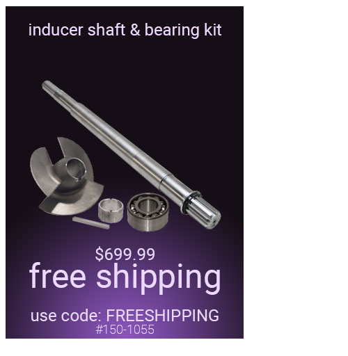 Inducer Shaft & Bearing Kit